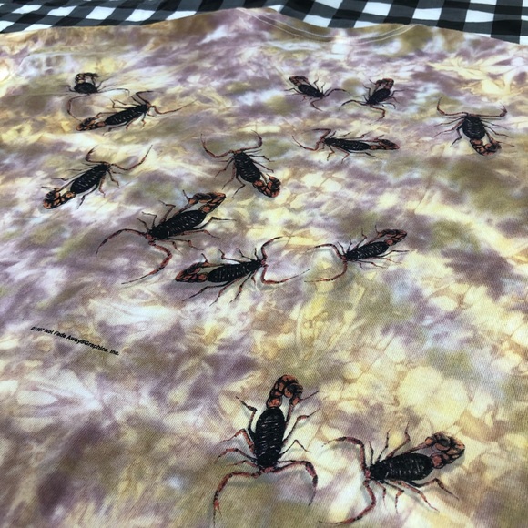 Scorpions 1997 Not Fade Away Liquid Blue Tie Dye - Picture 4 of 8